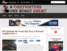 Tablet Screenshot of firefightersenemy.com
